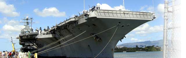 The USS Lincoln docked in Pearl  Harbor after a 10-month tour of duty now is finally home. When you hear freedom calls, be there.
